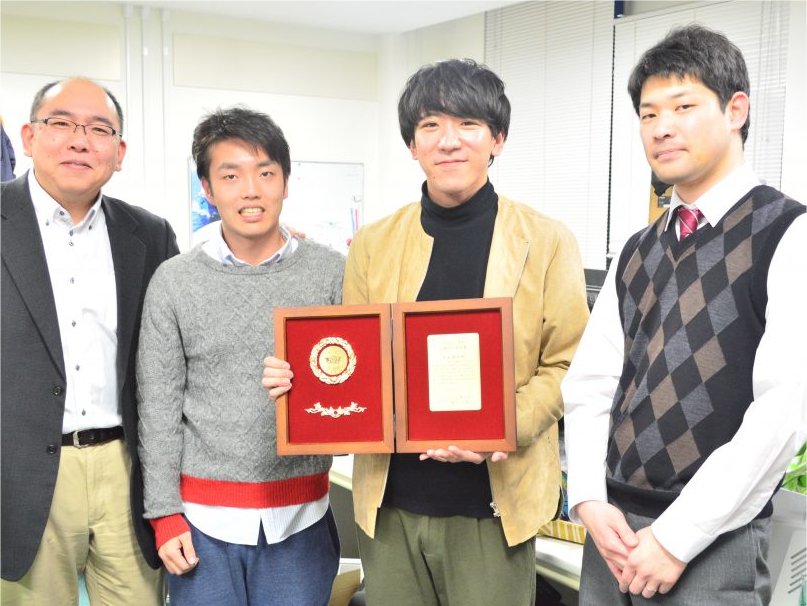 受賞： 柴原研究室 原田貴明が溶接学会奨学賞を受賞しました。