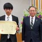 受賞：柴原研究室 松岡諒 が大阪府立大学 学長表彰を受けました。